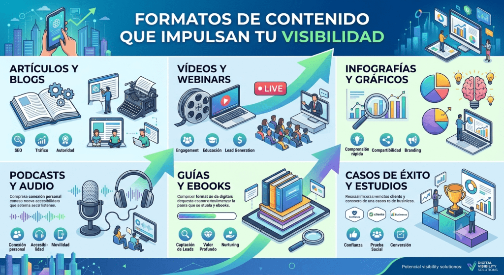 Formatos de contenidos