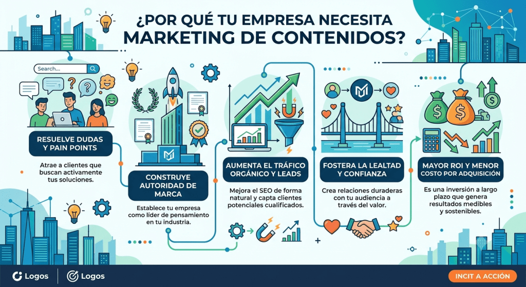 Infografía marketing de contenidos